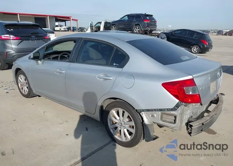2012 Honda Civic Ex from USA, damaged, VIN 19XFB2F80CE065827